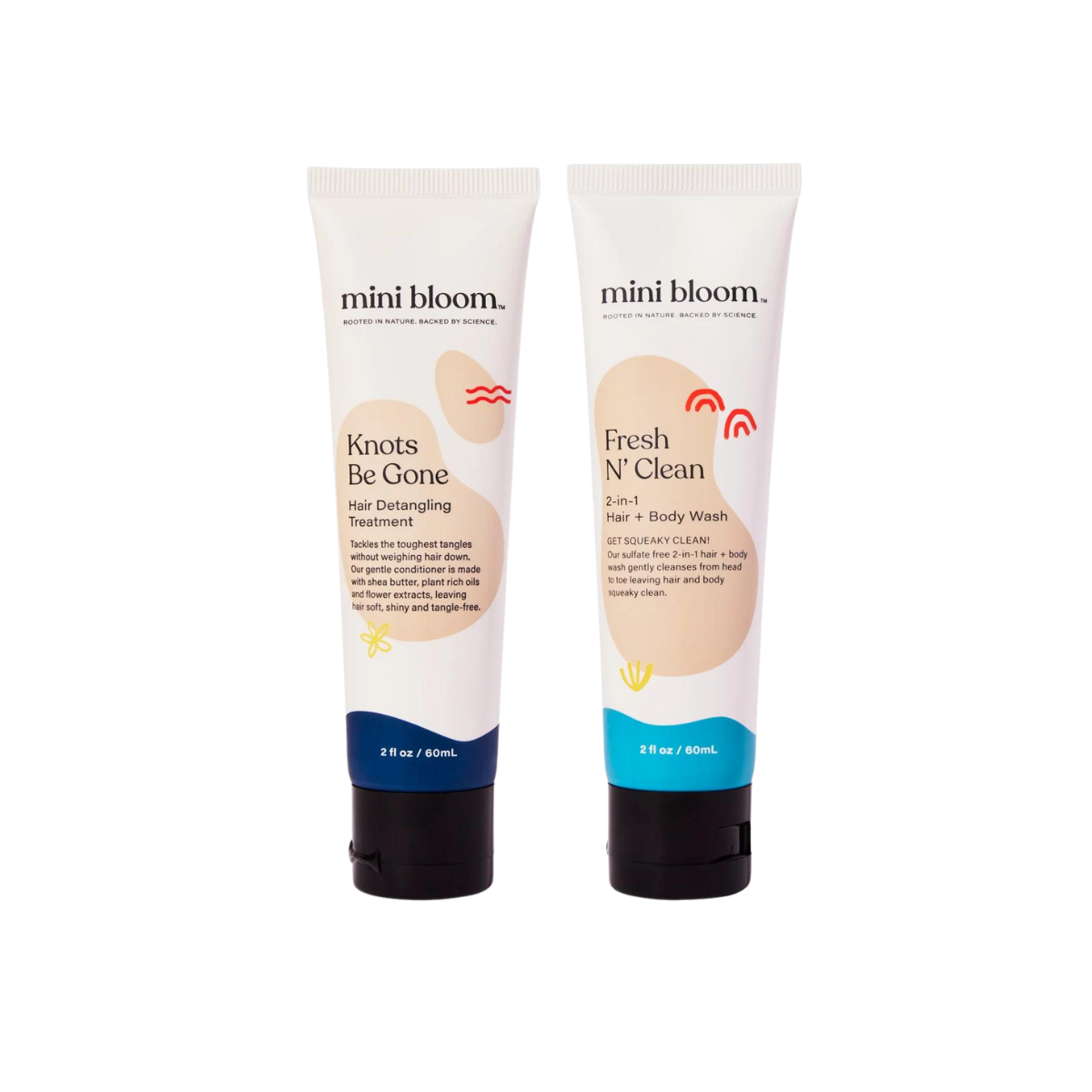 Mini Bath Time Wash & Detangler Duo