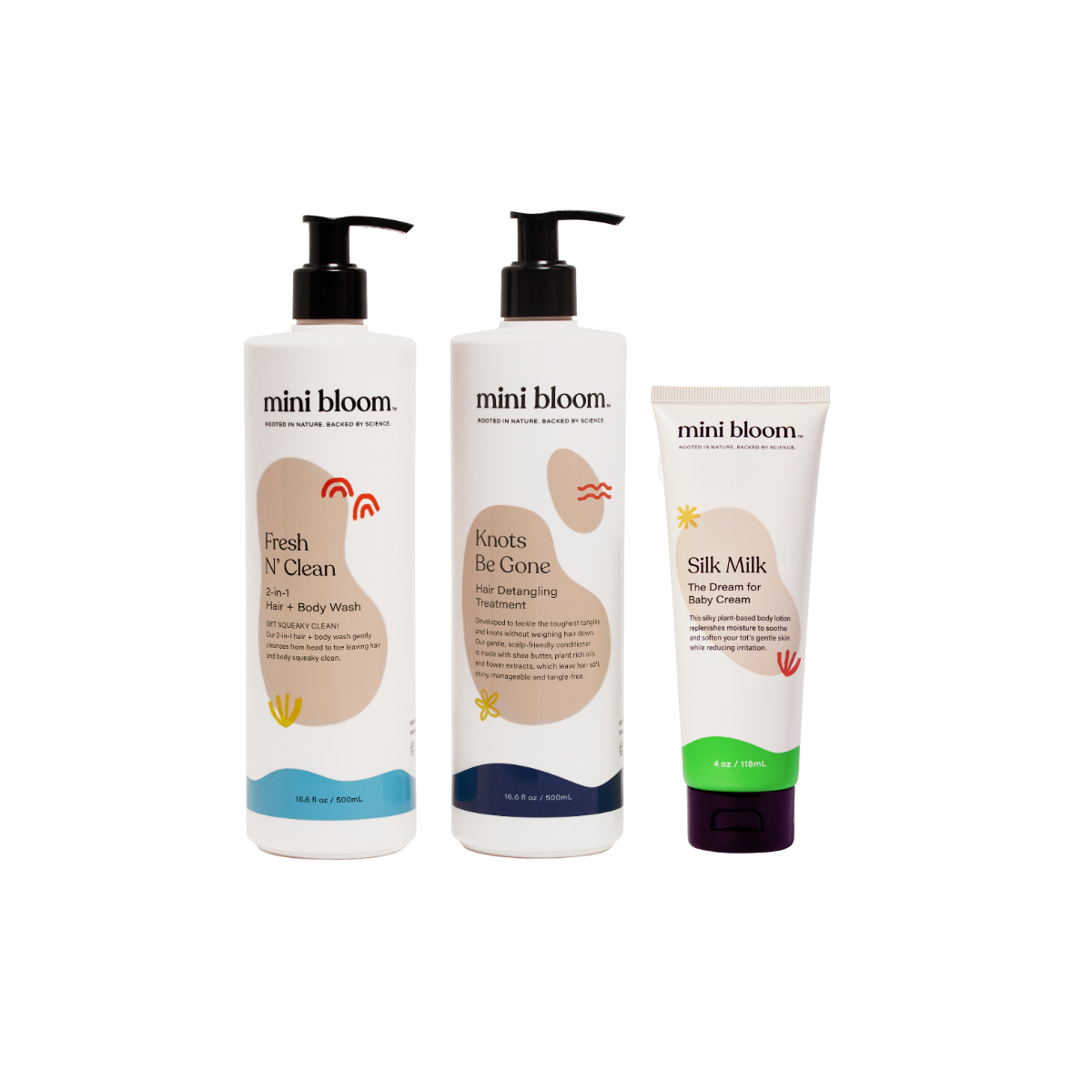 Suds 'N Silk Wash, Detangler & Moisturizer Bundle