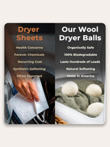 Jumbo Wool Dryer Balls - 3 Pack
