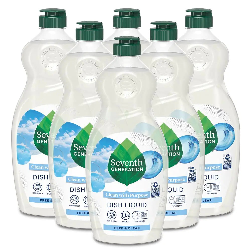 Free & Clear Liquid Dish Soap - 6 Pack