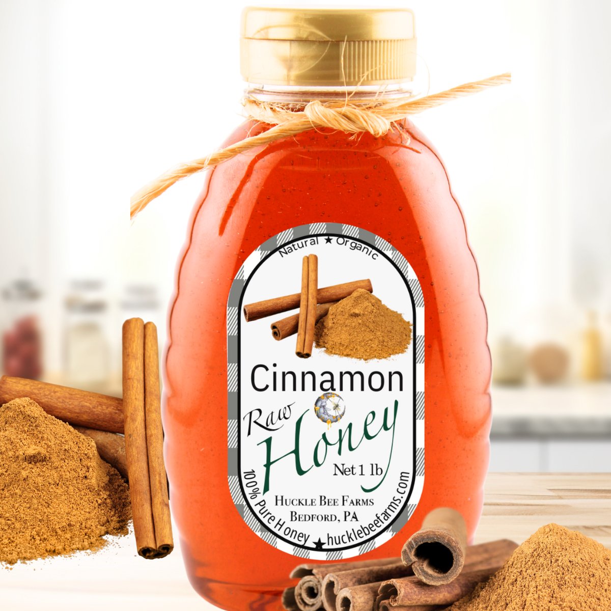 Raw Cinnamon Infused Honey