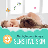 Free & Clear Baby Wipes with Tape Seal, 384ct (6 Packs of 64)