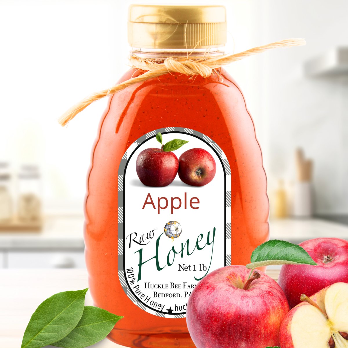 Raw Apple Infused Honey