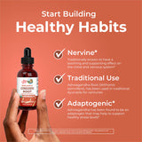 Organic Ashwagandha Root Liquid Drops, 60 Servings
