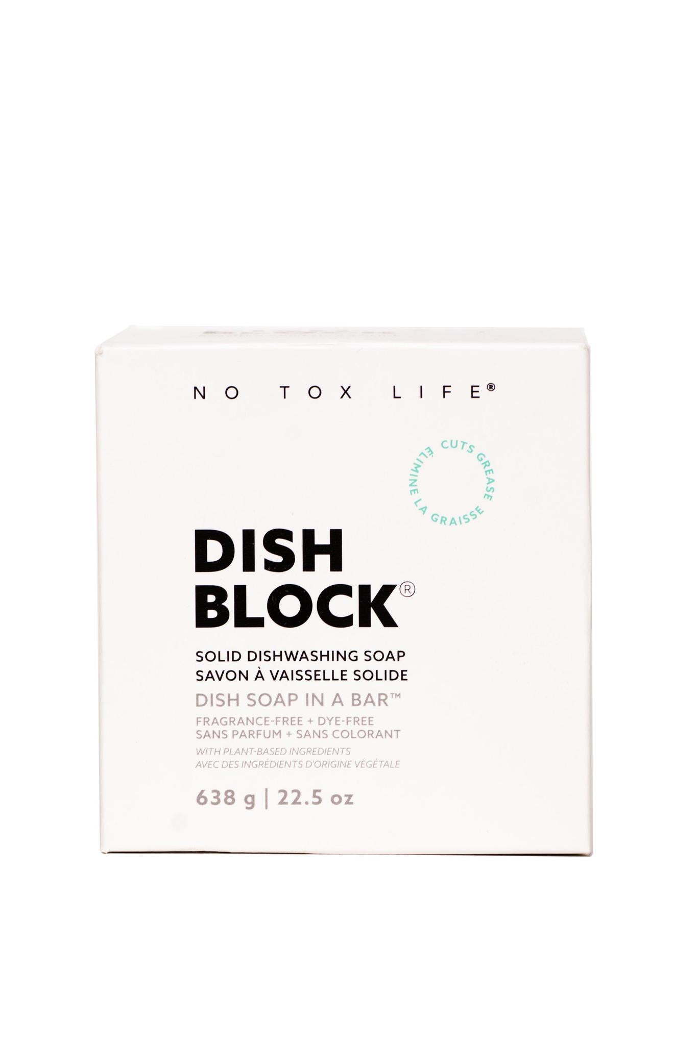 DISH BLOCK® solid dish soap - Huge bar (22.5 oz | 638g)