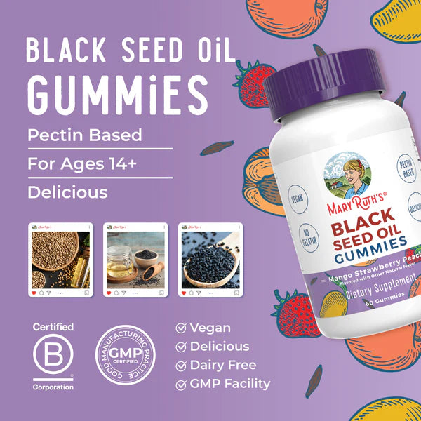 Black Seed Oil Gummies, 30 Servings