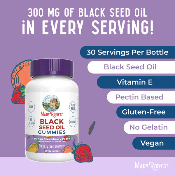 Black Seed Oil Gummies, 30 Servings