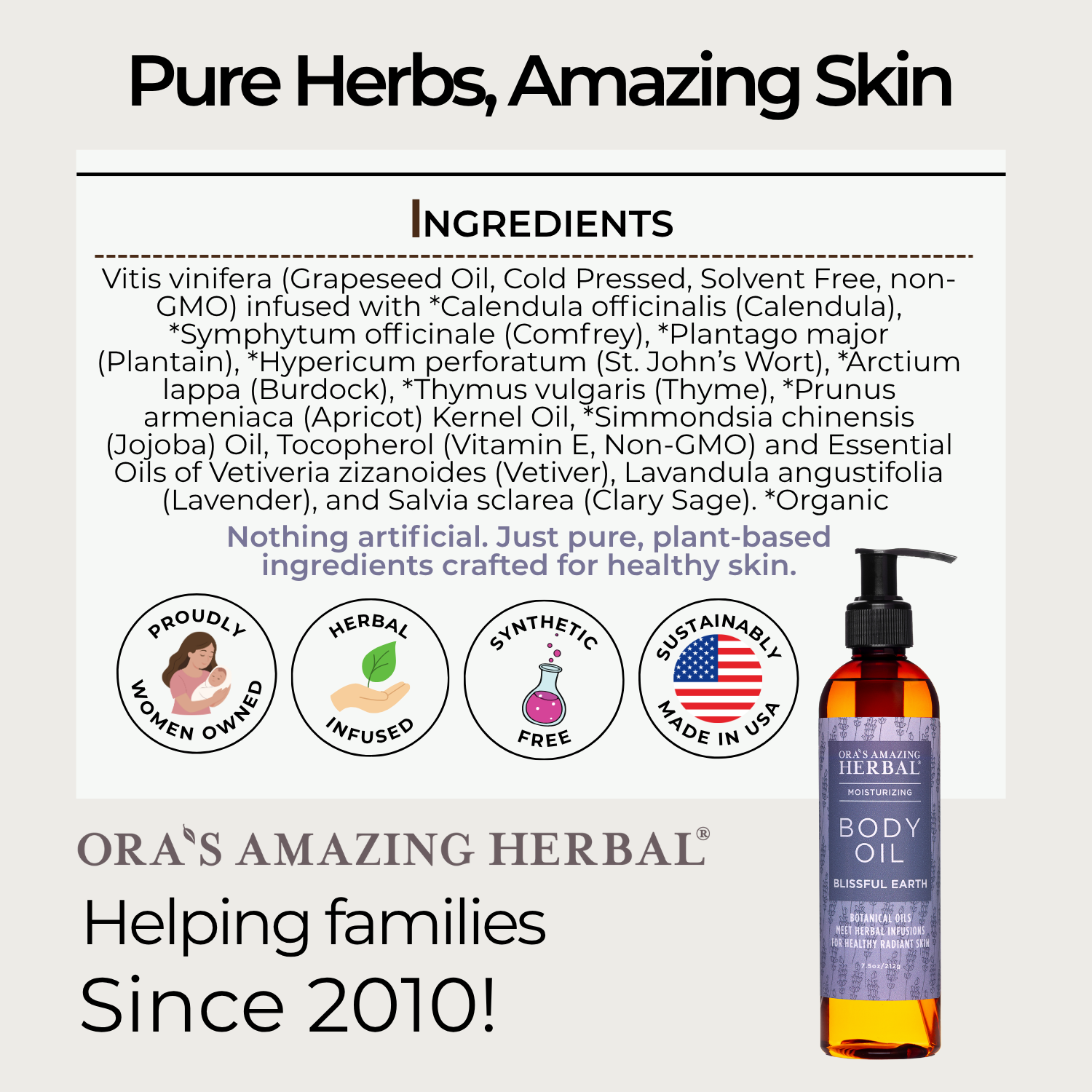 Body Oil, Blissful Earth