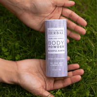 Talc Free Body Powder, Blissful Earth Lavender Scent