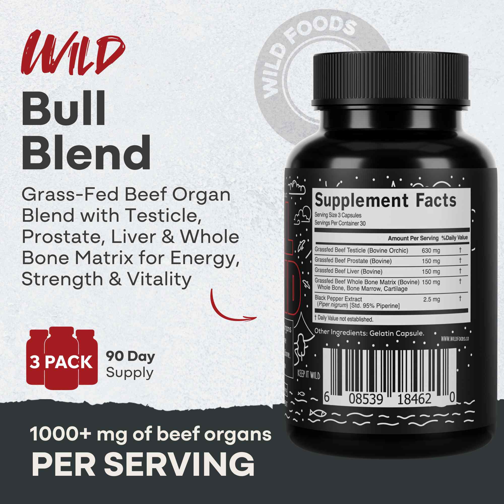Bull Blend – Natural Male Hormone & Energy Support
