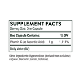 Ascorbic Acid Vitamin C 1000mg, 60 Servings