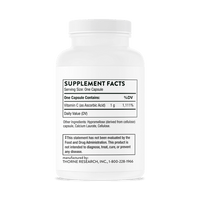 Ascorbic Acid Vitamin C 1000mg, 60 Servings