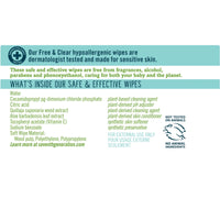 Free & Clear Baby Wipes with Flip Top Dispenser, Travel Size, 30ct