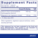 Calcium MCHA, 180 Servings