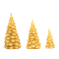 Beeswax Christmas Tree Candle