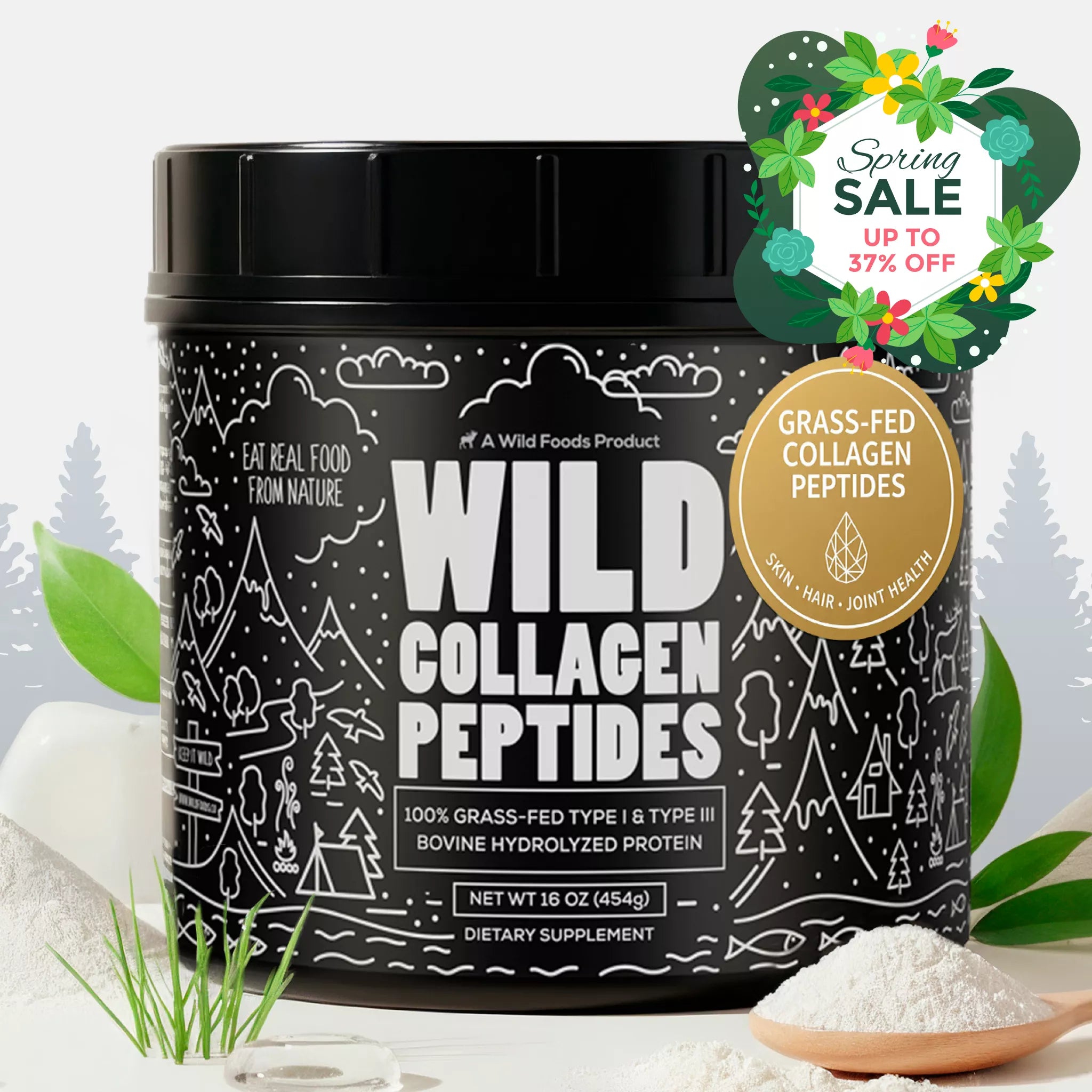 Grass-Fed Collagen Peptides – Skin, Hair & Joint Support