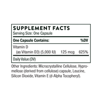 Vitamin D-5000, 60 Servings