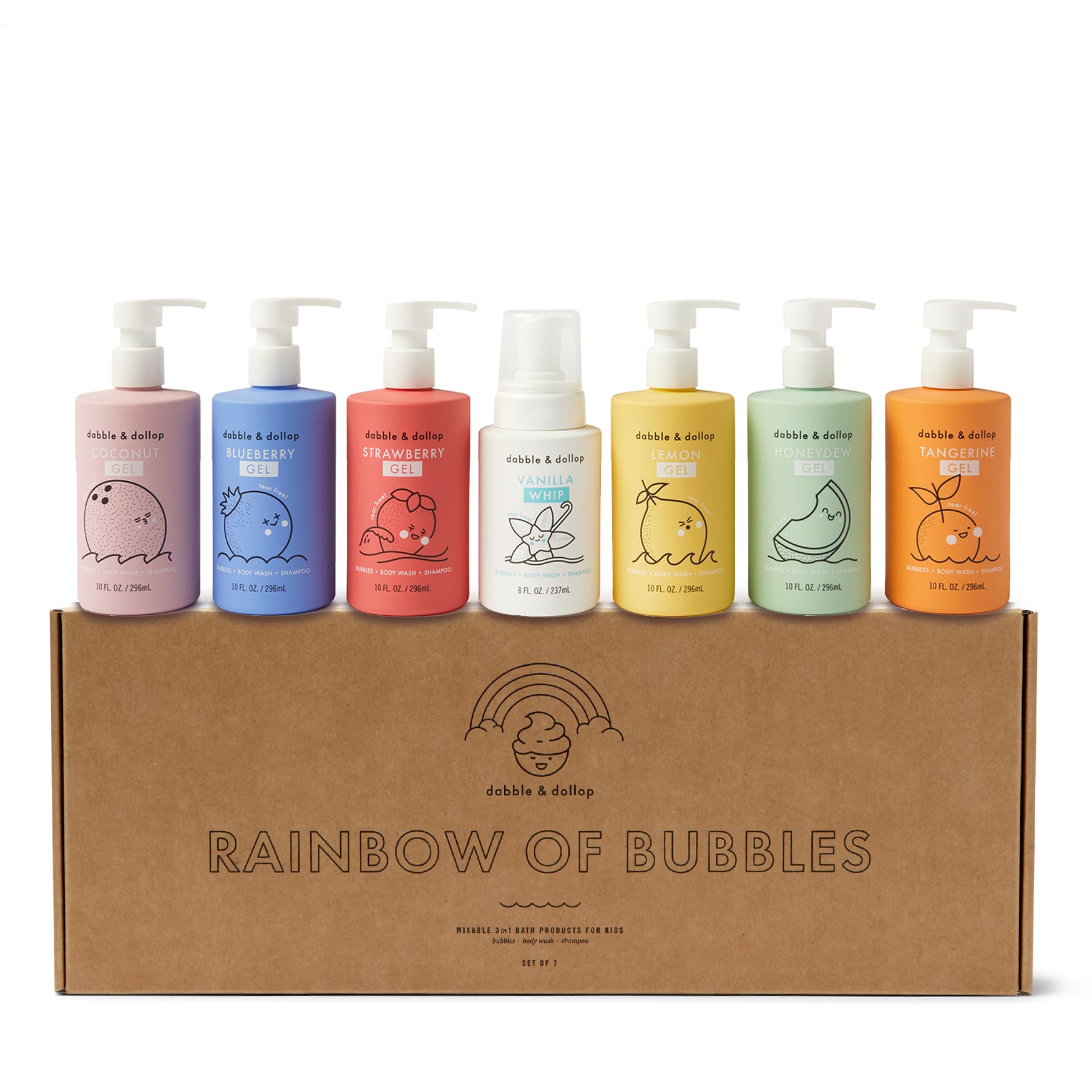 Rainbow of Bubbles Bath Bundle