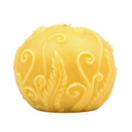 Fern Ball Beeswax Candle