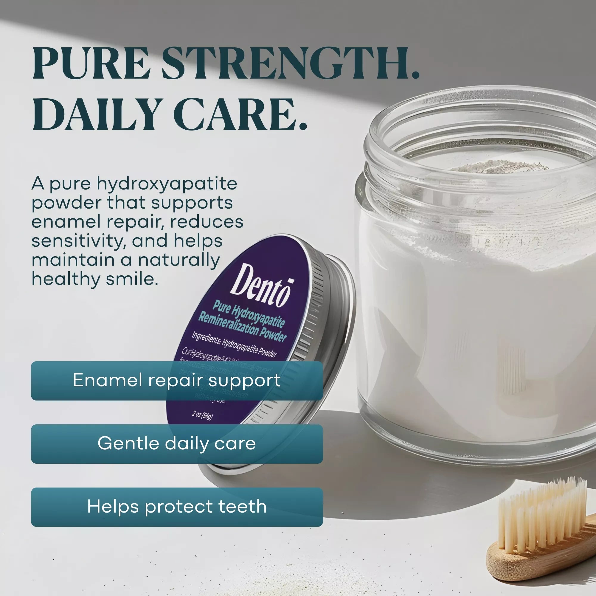 100% Hydroxyapatite Remineralization Powder From Grass-fed Cattle Bone