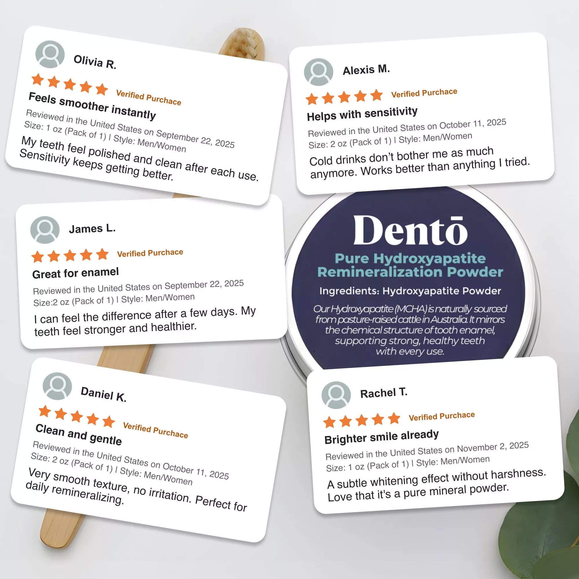 100% Hydroxyapatite Remineralization Powder From Grass-fed Cattle Bone