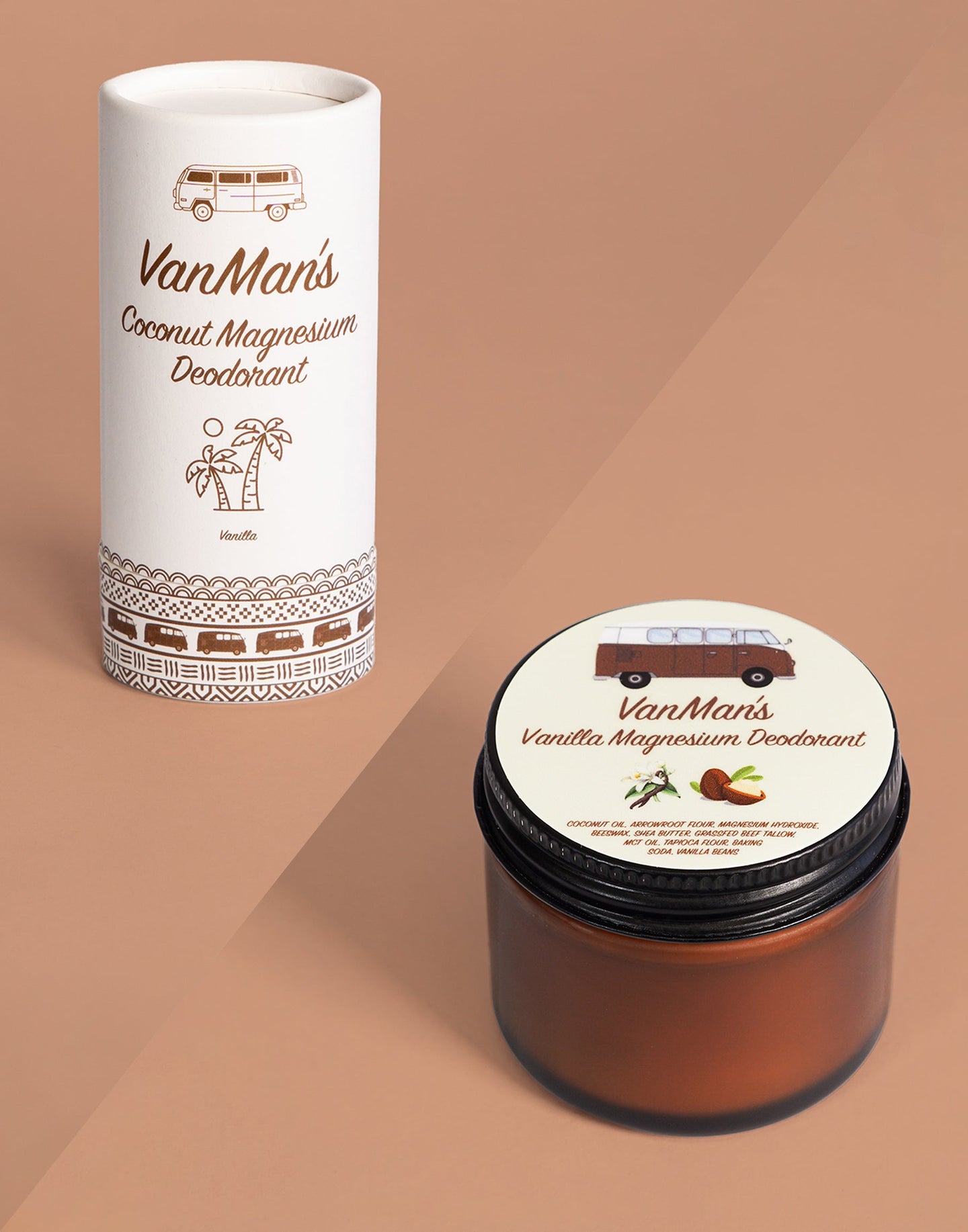 Vanilla Magnesium Deodorant with Tallow