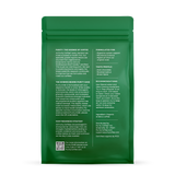 Purity Coffee displays its organic arabica beans in a green package, highlighting its health benefits, taste profile, and brewing recommendations.
