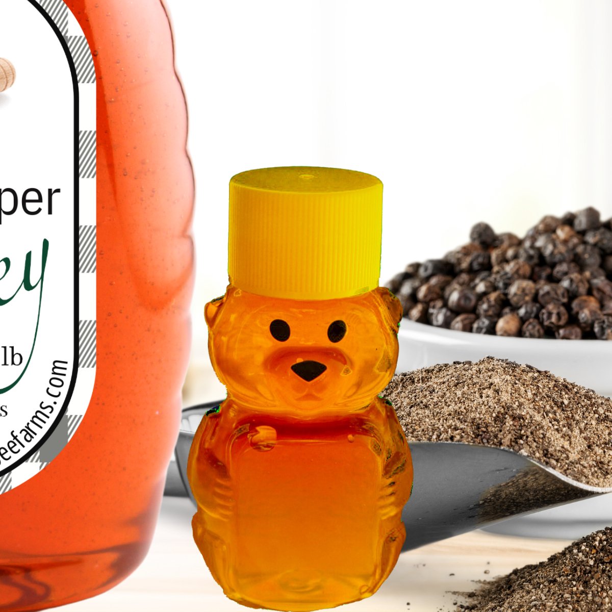 Raw Black Pepper Infused Honey