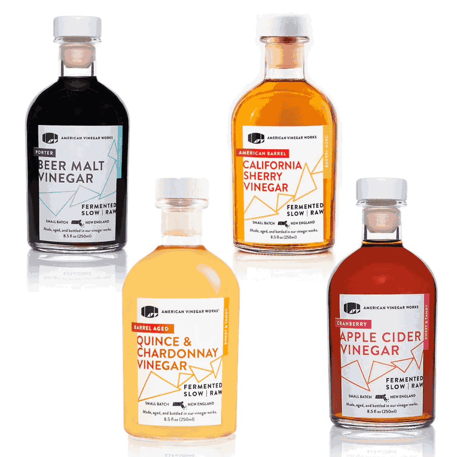 Explore Kitchen Vinegars Four Pack