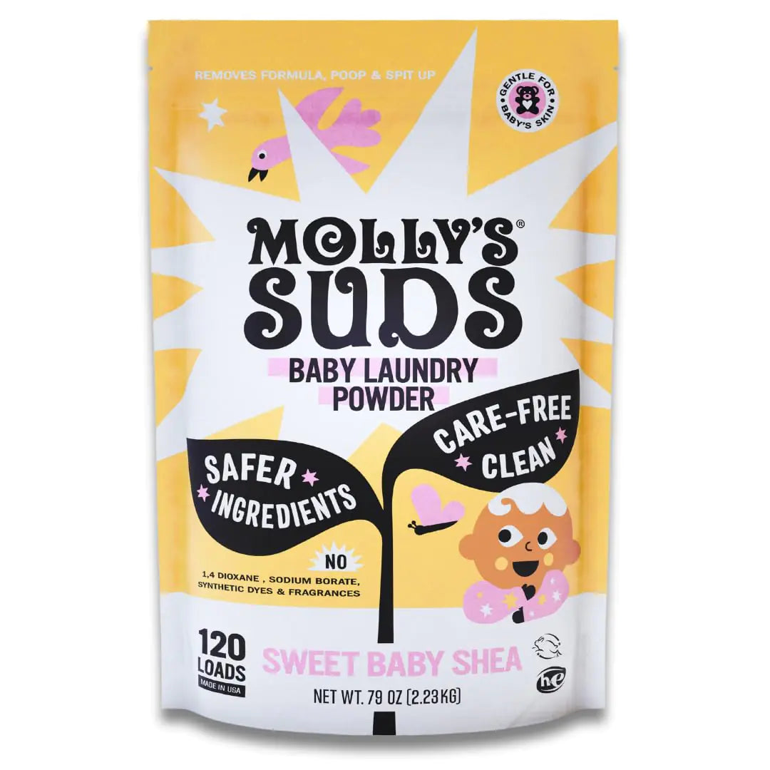 Sweet Baby Shea Laundry Detergent Powder for Babies, 120 Loads