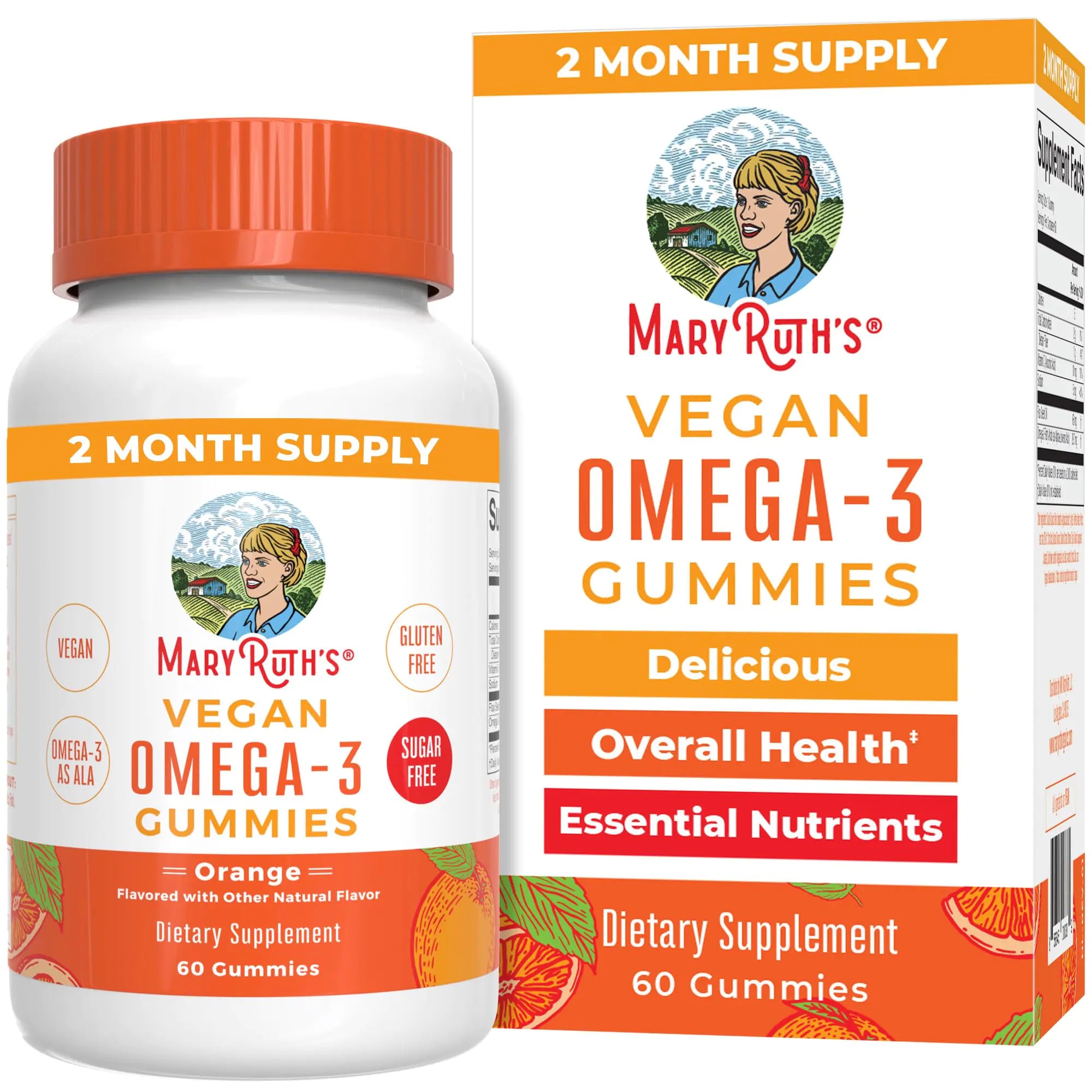 Vegan Omega 3 Gummies, 60 Count