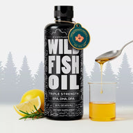 Fish Oil Liquid - Omega-3 DHA, EPA, DPA