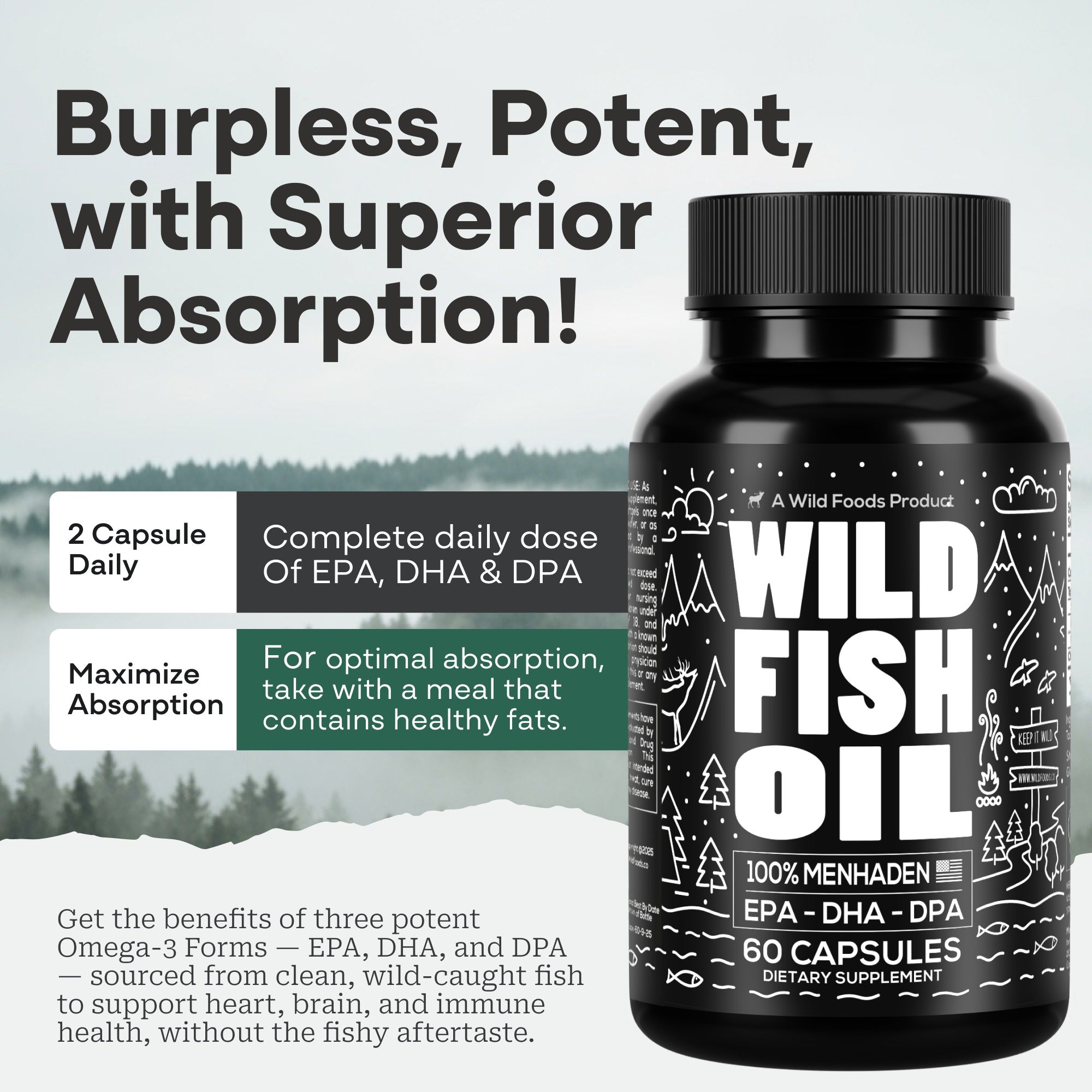 Wild Fish Oil Capsules