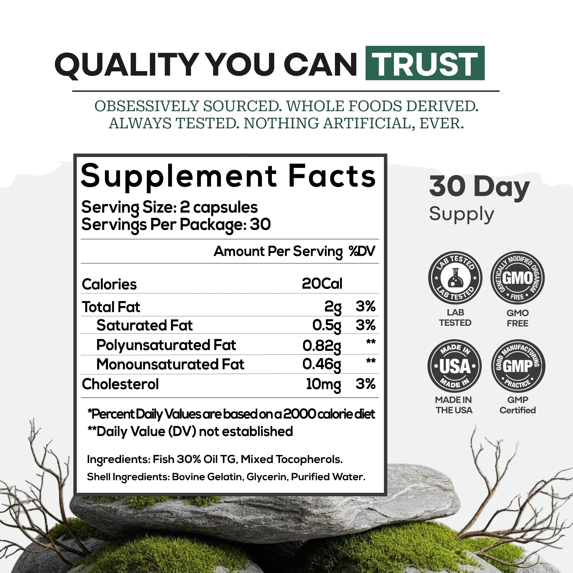 Wild Fish Oil Capsules