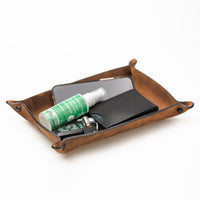 Full Grain Leather Valet Tray / Charging Station