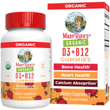 Organic D3+B12 Strawberry Gummies, 60 Servings