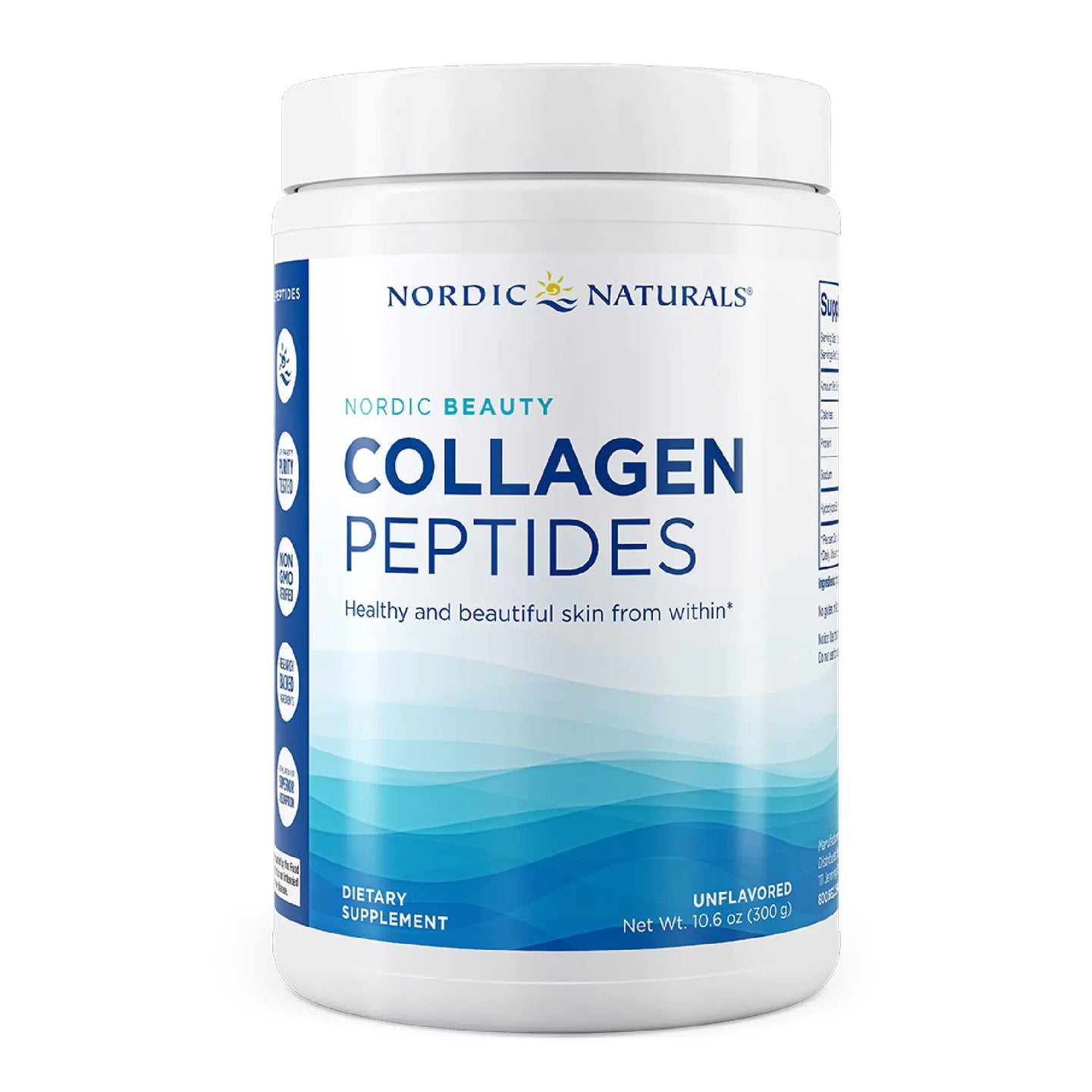 Nordic Beauty Collagen Peptided Unflavored, 30 Servings
