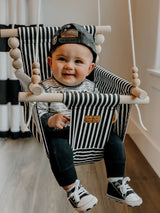 Indoor Swing – Classic Black White Stripe