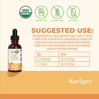 Infant & Toddler Vitamin D3 Organic Liquid Drops, up to 90 Servings