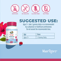 Kids Hibiscus Magnesium Calm Gummies, 60 Servings