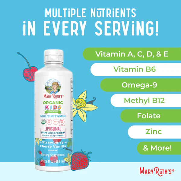 Organic Kids Multivitamin Liposomal, 30 Servings