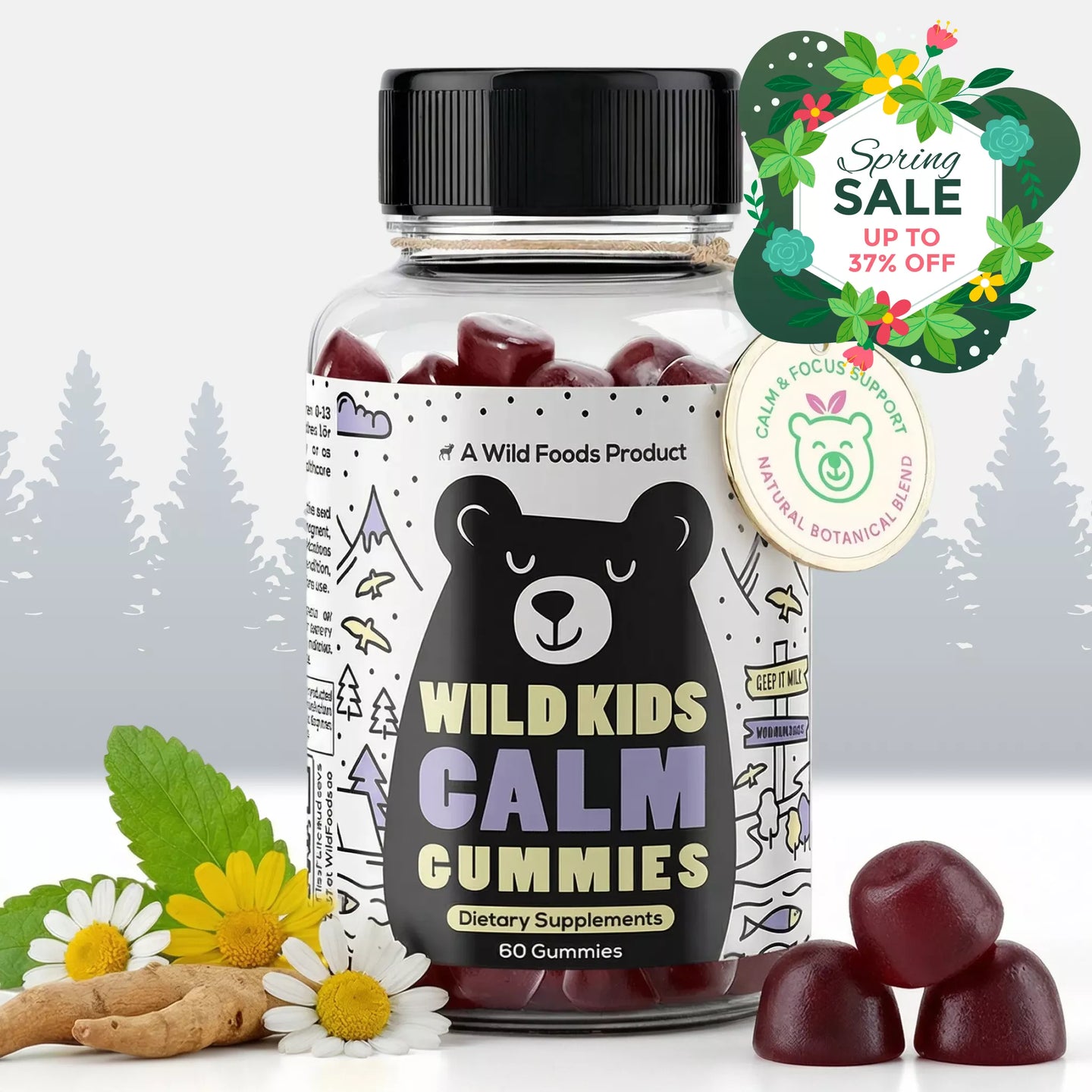 Wild Kids Calm Gummies – Relaxation & Sleep Support