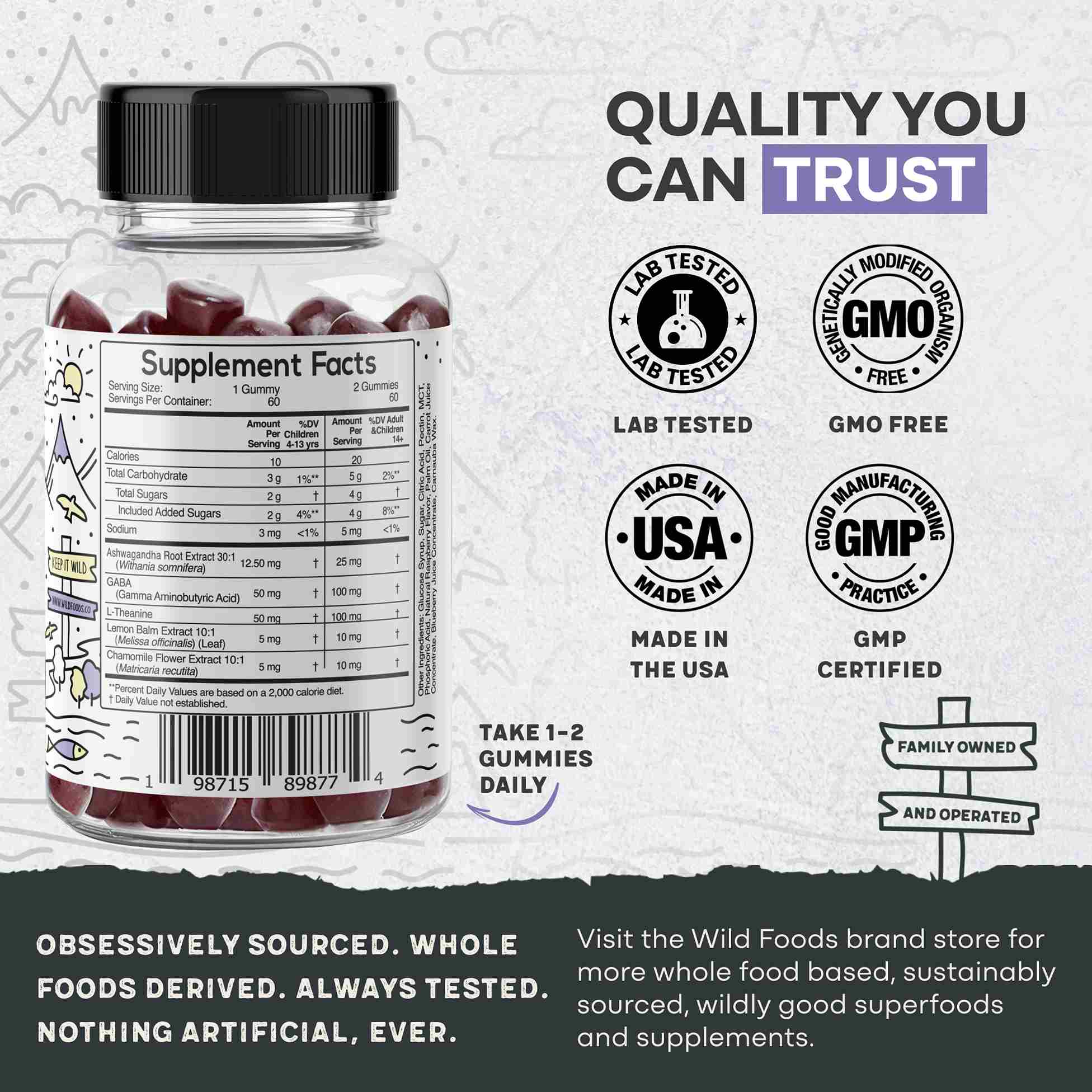 Wild Kids Calm Gummies – Relaxation & Sleep Support