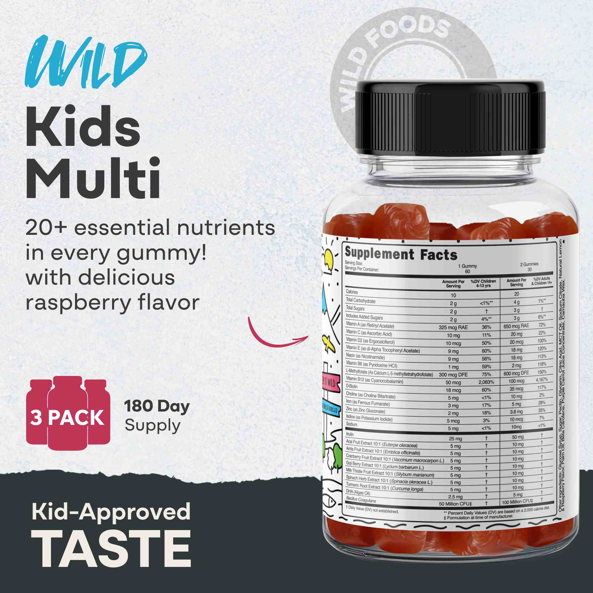 Wild Kids Multivitamin Gummies