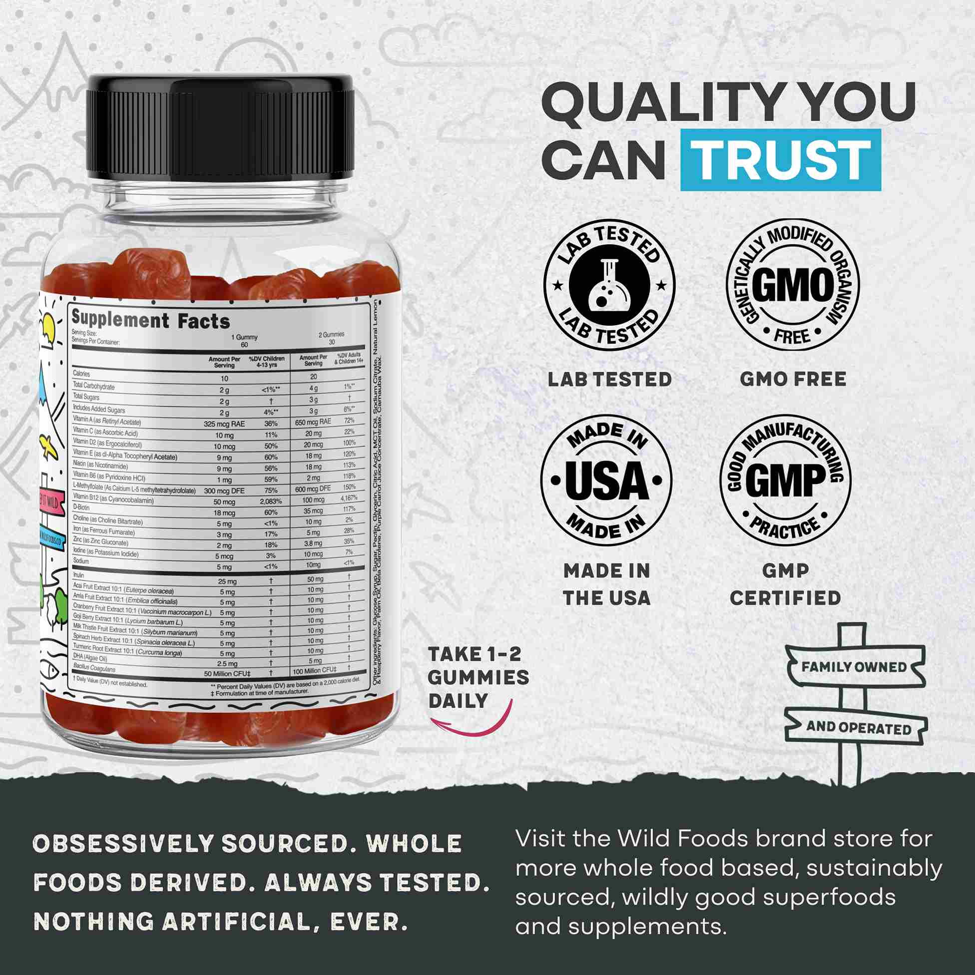 Wild Kids Multivitamin Gummies