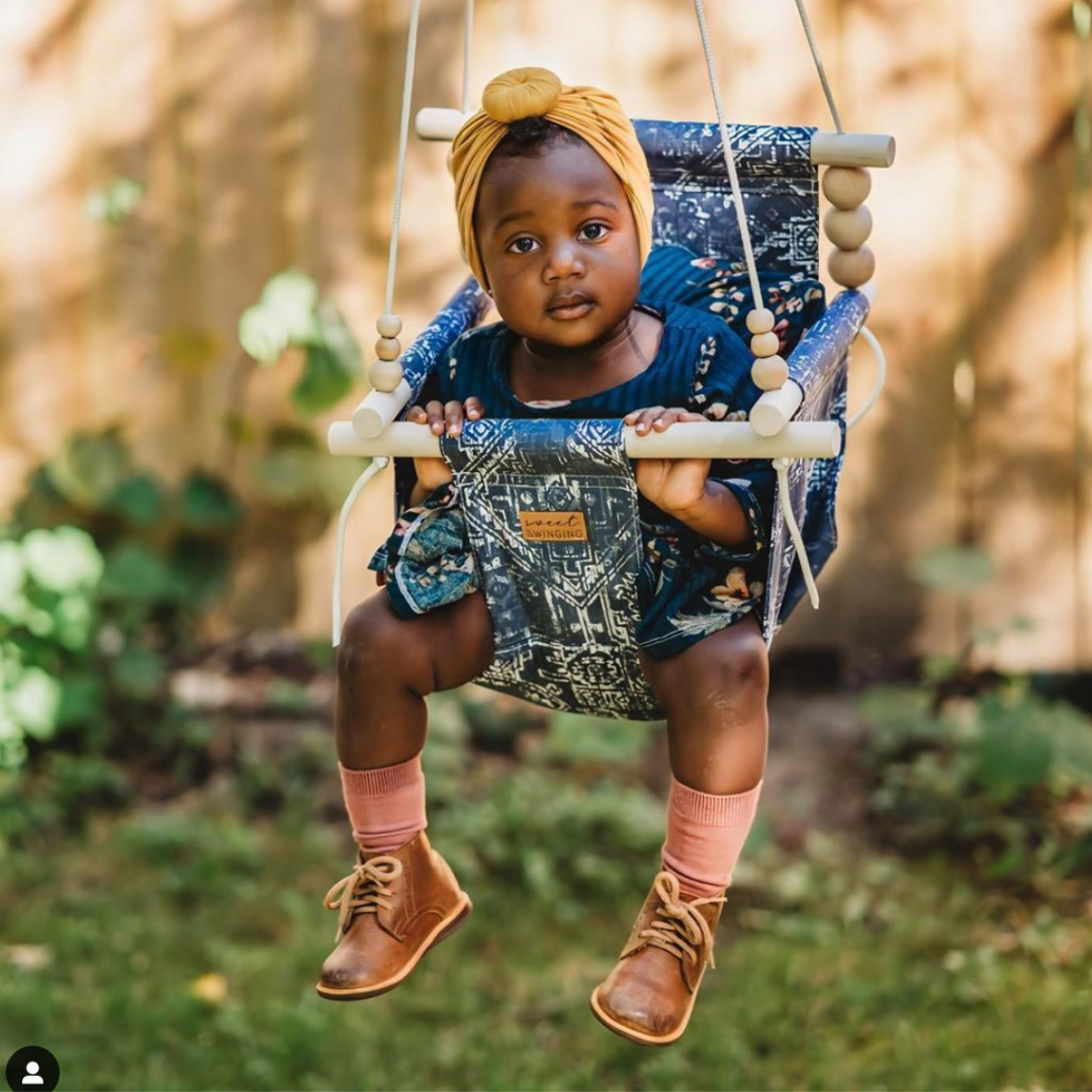 Indoor Swing – Blue Aztec