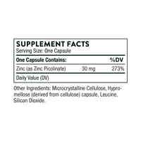 Zinc Picolinate 30 mg, 180 Servings