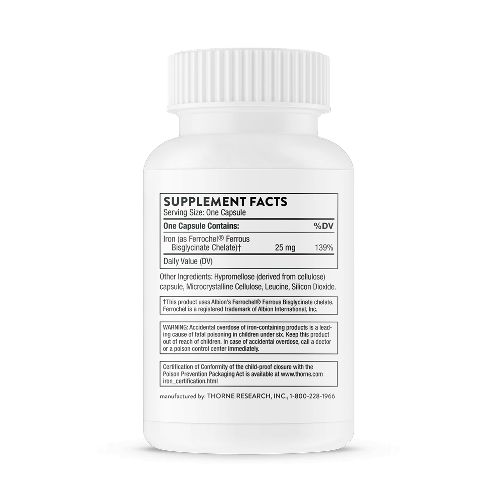 Iron Bisglycinate, 60 Servings