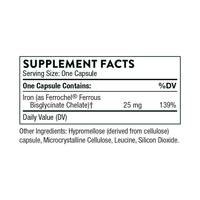 Iron Bisglycinate, 60 Servings