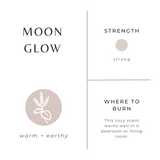 Moonglow Soy Wax Candle | Patchouli + Cinnamon + Black Pepper
